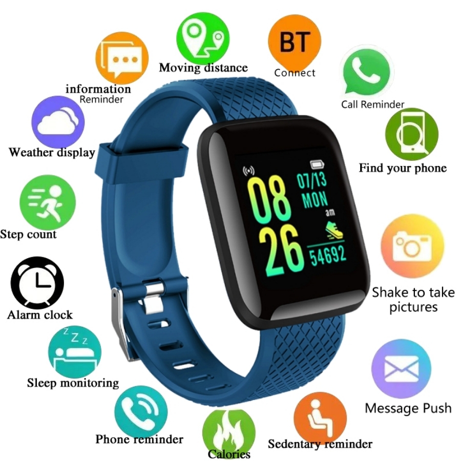 Smartwatch Watches For Girls - Reloj inteligente deportivo pulsera de Fitness