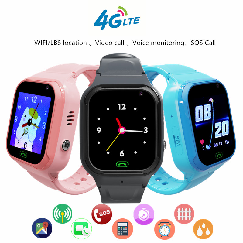 Smartwatch Digital Watches For Kid Girl - Reloj inteligente 4G para niños, videollamada,