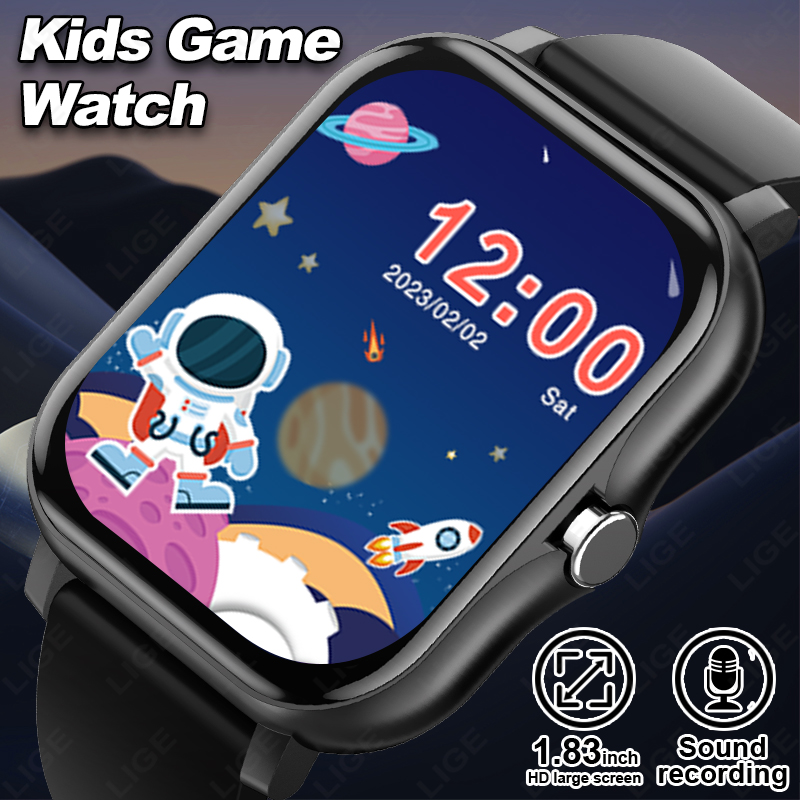 Smartwatch Digital Watches For Kid Girl - LIGE 2025 Audiolibro niños Smartwatch moda