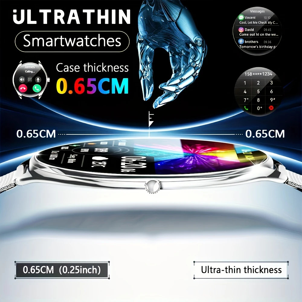 Reloj inteligente ultrafino pa - Watches Ladies Smartwatch reseña y precio