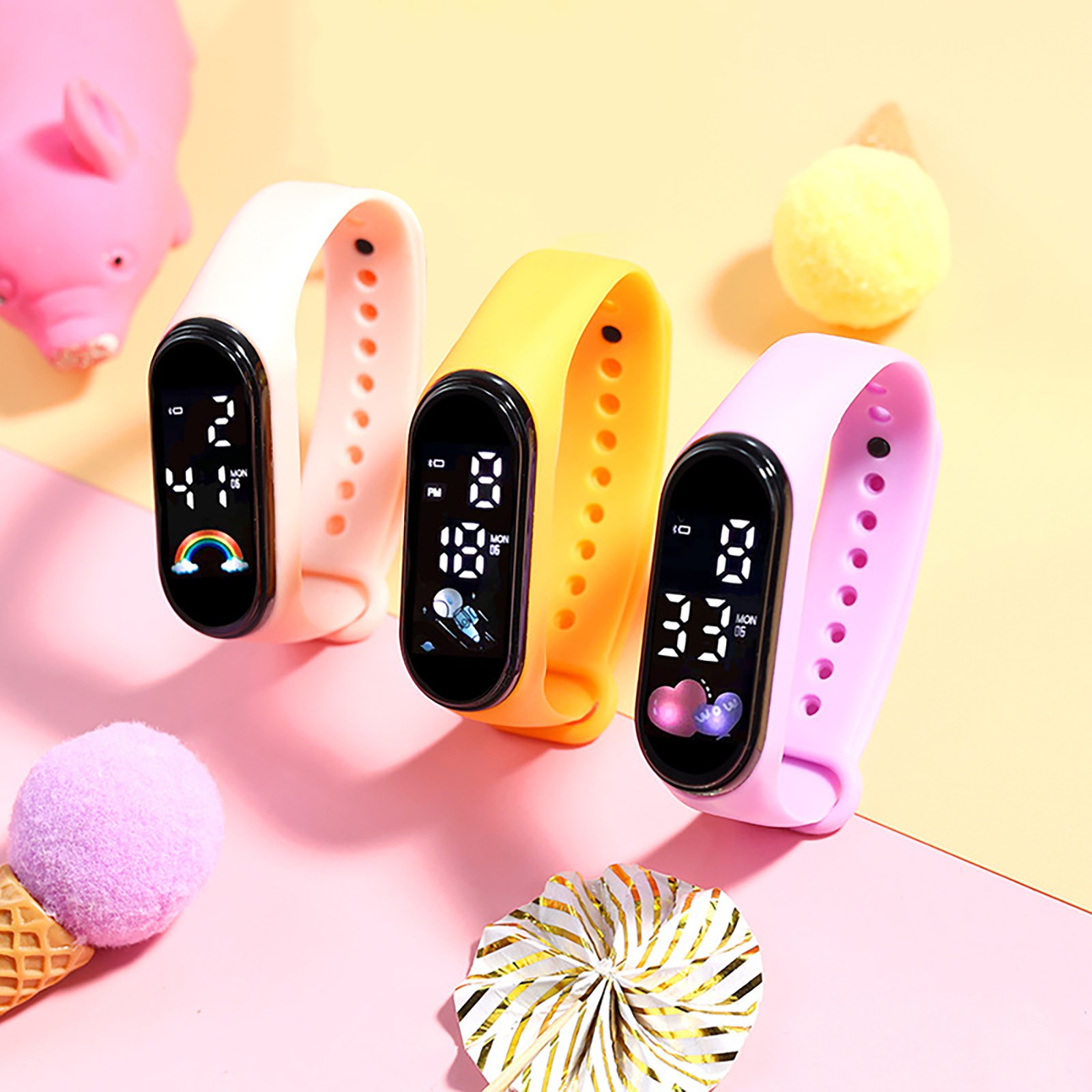 Reloj inteligente Kawaii para  - Smartwatch Digital Watches For Kid Girl reseña y precio