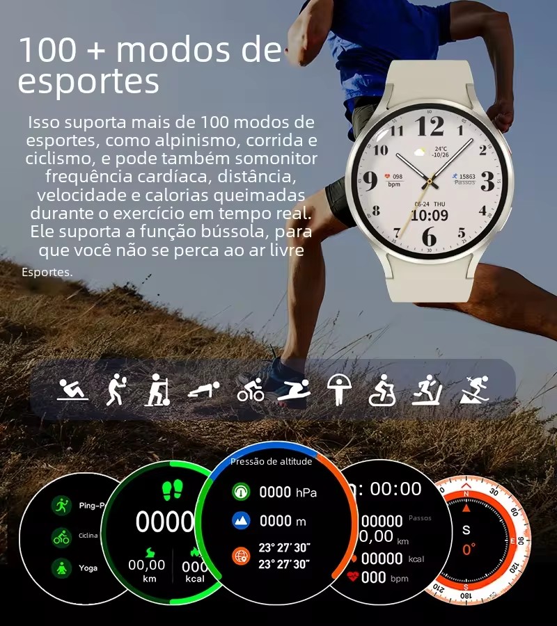Nuevo Reloj Inteligente con GP - Smartwatch Watches For Women With Gps reseña y precio
