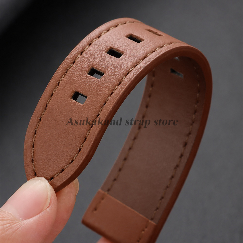 Correa de reloj de cuero con c - Watches Rolex Smartwatch reseña y precio