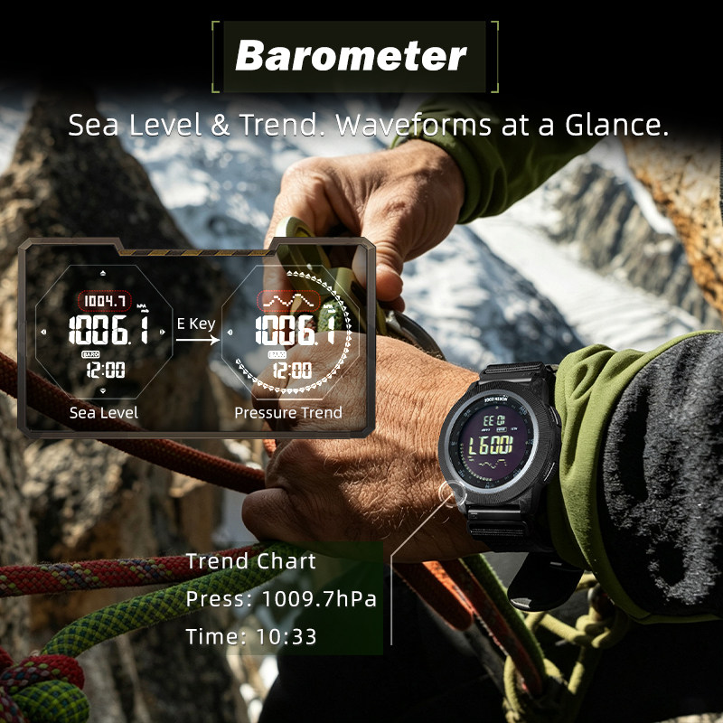 NORTH EDGE APACHE-CF: reloj di - Altimeter Compass Watch reseña y precio