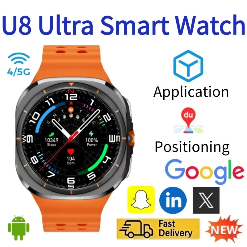 Reloj inteligente U8, 4G, 5G,  - Smartwatch Watches For Women With Gps reseña y precio