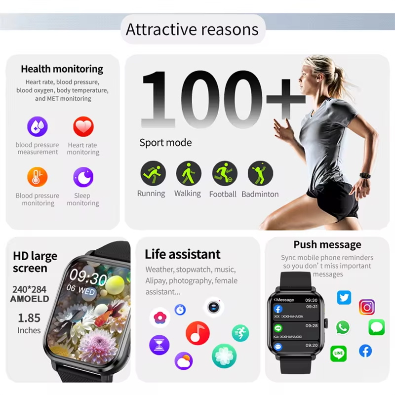 Reloj Inteligente Deportivo de - Smartwatch Watches For Women With Gps reseña y precio