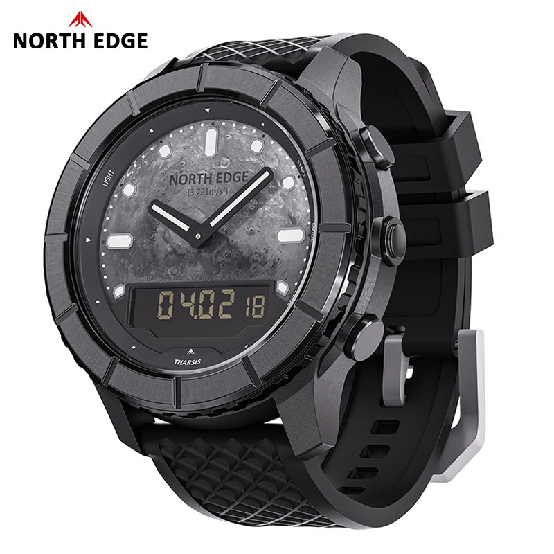 Reloj digital de fibra de carb - Altimeter Compass Watch reseña y precio