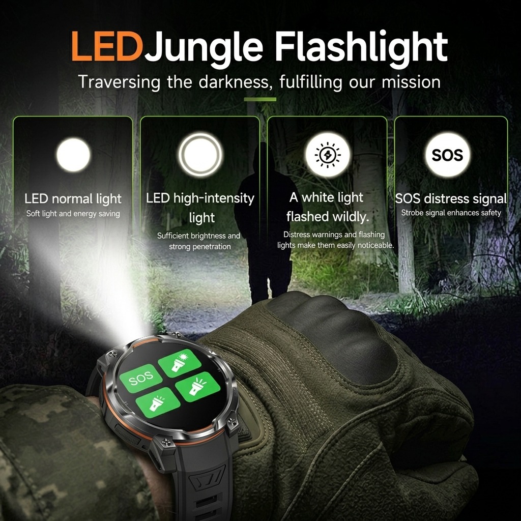 Reloj inteligente militar VWAR - Watch Vs Smartwatch reseña y precio